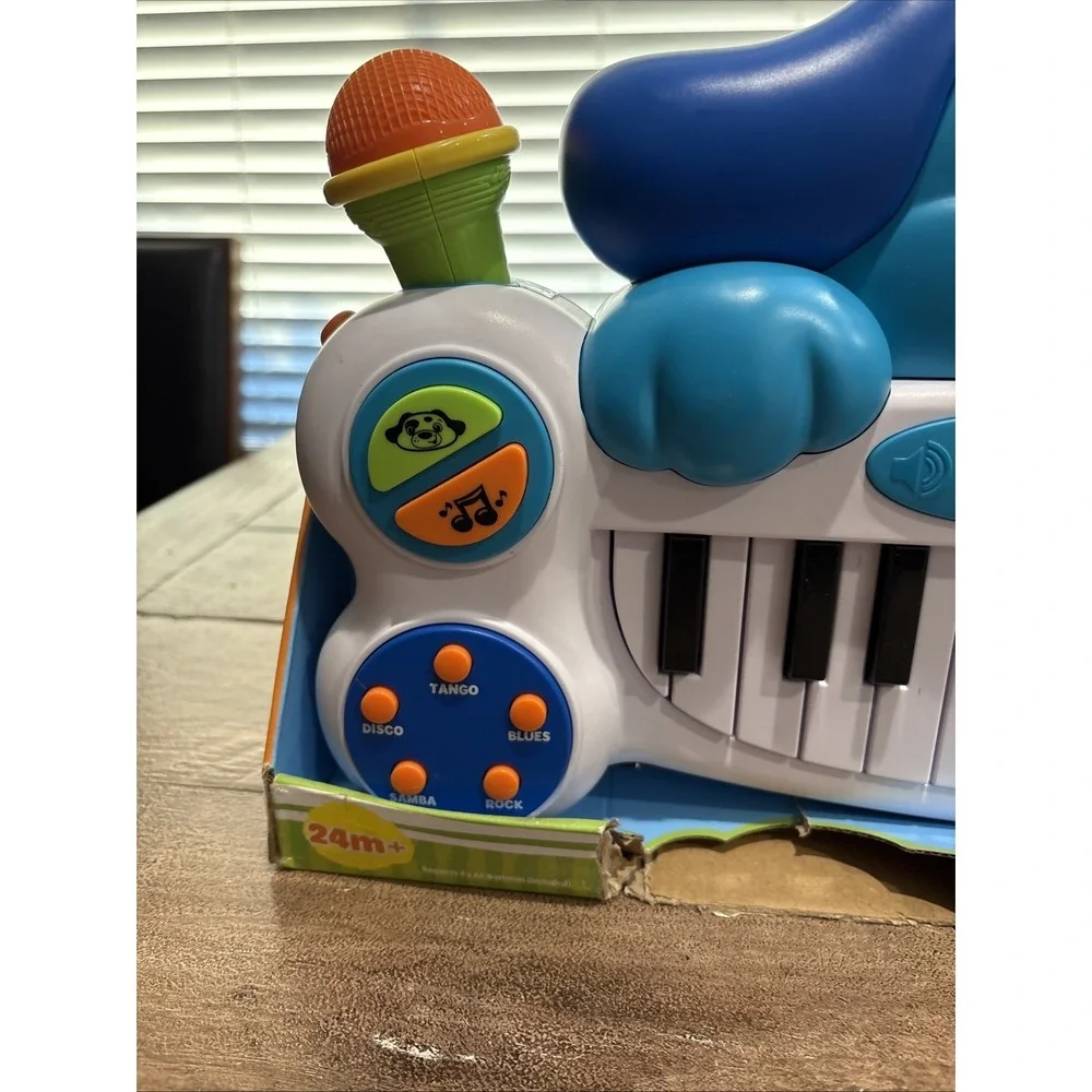 Spark Create Imagine Rolo's Keyboard Puppy Piano Microphone & Record Music Toy